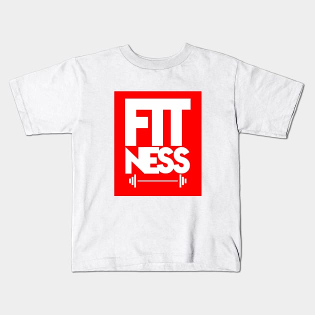 Fitness Kids T-Shirt by josebrito2017